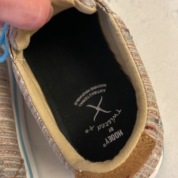 Twisted X Women’s Tan/Multi Hooey Loper Size 6, Worn Once - Picture 13 of 16